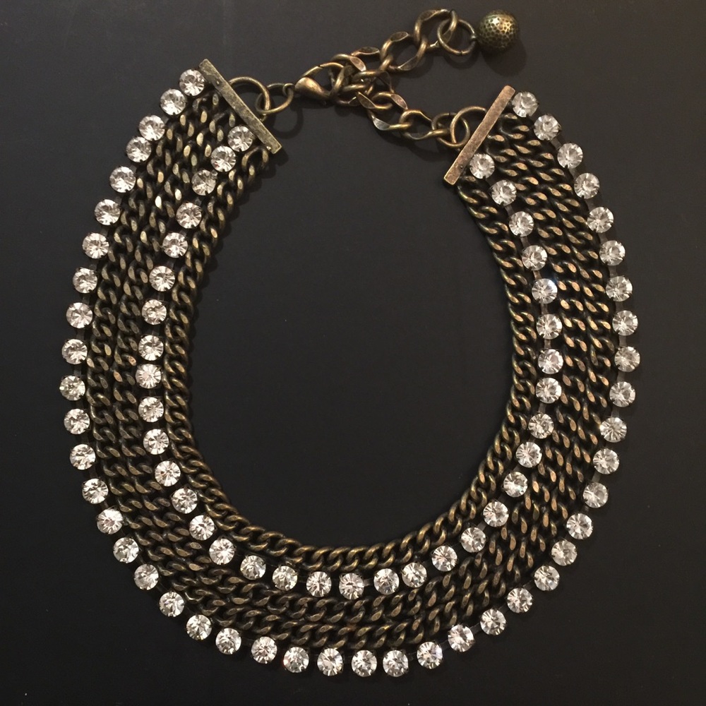 Urban Outfitters Rhinestone Statement Necklace - image 2